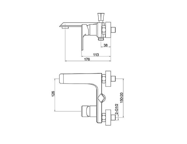 ծորակ լոգասենյակի Raiber Zigen R1902․